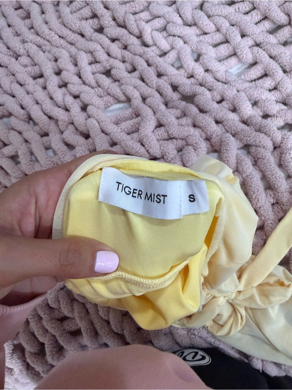 Tiger Mist frieda dress yellow butter - small - Picture 2 of 3